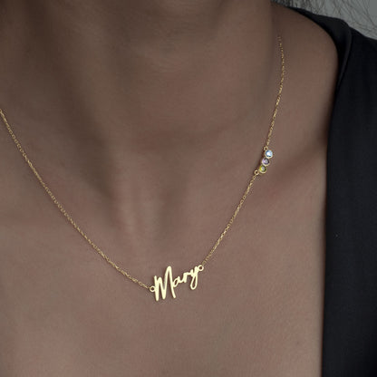 Custom Name Necklace, Specific Christmas Gift Idea for Mother