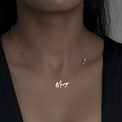 Custom Name Necklace, Specific Christmas Gift Idea for Mother