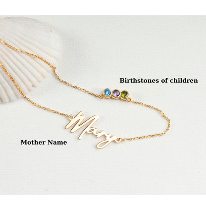 Custom Name Necklace, Specific Christmas Gift Idea for Mother